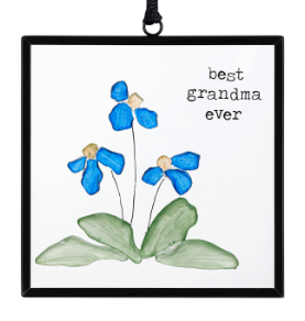 10044370242 Best Grandma Ever Suncatcher 3x3in 0