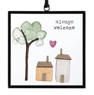 1004370243 Always Welcome Suncatcher 3x3in 0
