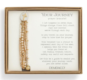1004670133 Beaded Prayer Bracelet- Champagne 0