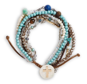 1004000123 Your Journey Prayer Bracelet -Turquoise 0