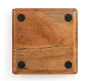 2020250137 Silent Night Holy Night Etched Wood Trivet 0