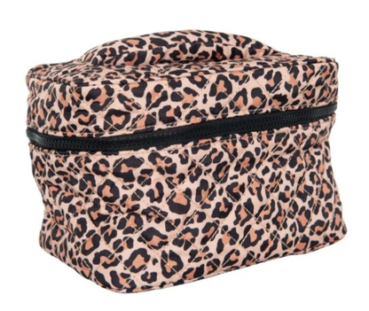 KDC-MB-105_BRN Katydid Brown Leopard Make Up Bag 0