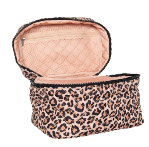 KDC-MB-105_BRN Katydid Brown Leopard Make Up Bag 0