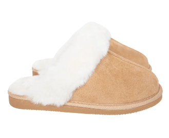 KDC-SLPR-905_SND Katydid Sand Faux Fur Slip-On House Shoes 0