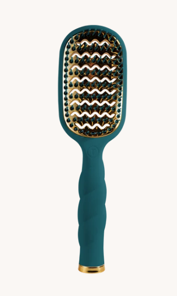 TT-VNT-005 Teleties Vented Hair Brush Teal With It 0