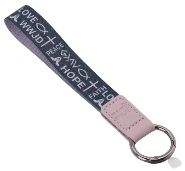 100-835 Tap to Pray 6" Wrist Lanyard Symbols of Faith 0