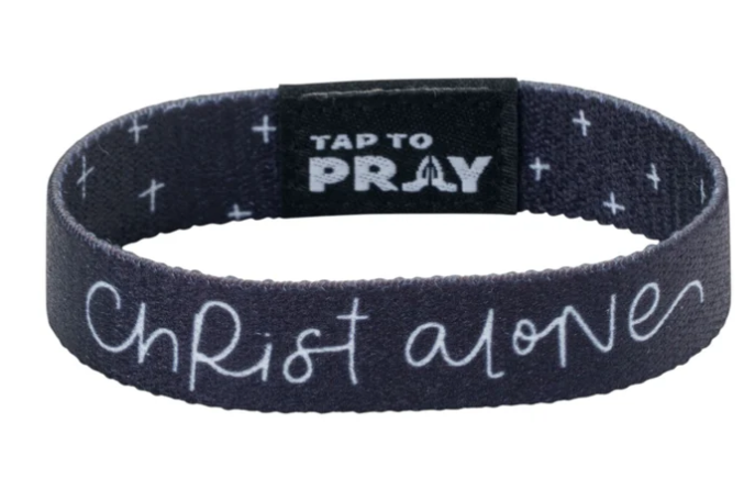 100-700 Tap to Pray Kingfolk Series Wristband - Christ Alone 0