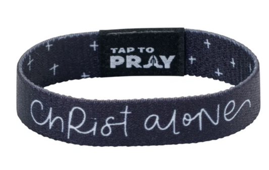 100-700 Tap to Pray Kingfolk Series Wristband - Christ Alone 0