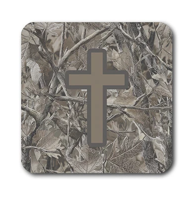 100-823 Tap to Pray Magnet - Smoke Camo + Cross 0