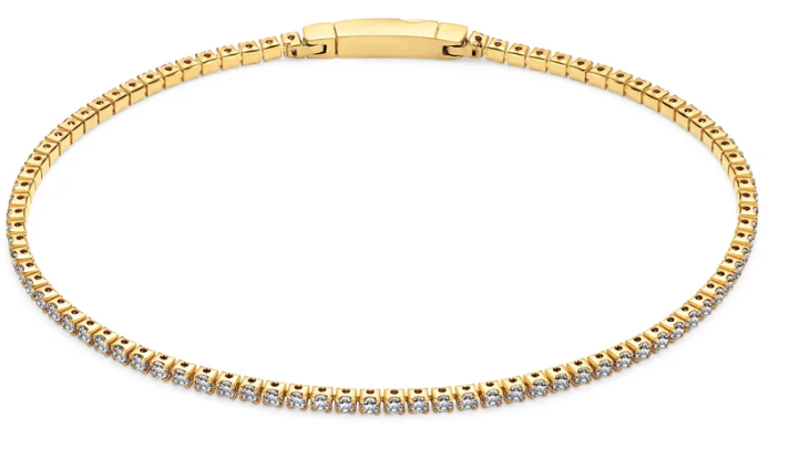 17262 Sif Jakobs 18K Yellow Gold Sterling Ellera CZ Bracelet 0