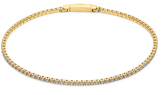 17262 Sif Jakobs 18K Yellow Gold Sterling Ellera CZ Bracelet 0