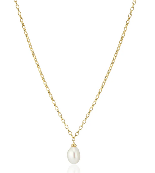 18282 Sif Jakobs 18K Gold Plated Sterling Silver Padua Uno Necklace 0
