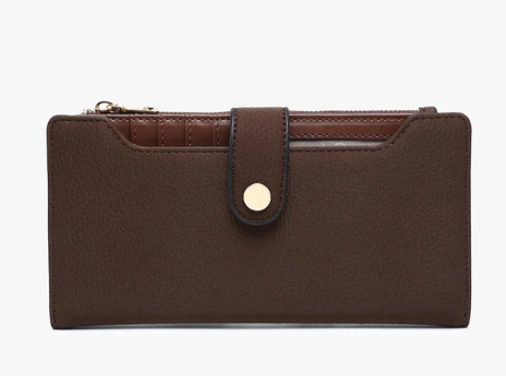 WL2792RF Jen & Co. Violet RFID Fold-Out Wallet 0