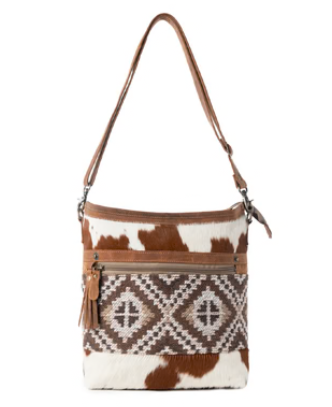 S-14627 Myra Bag Diamondback Trail Western Shoulder Bag Brown 0