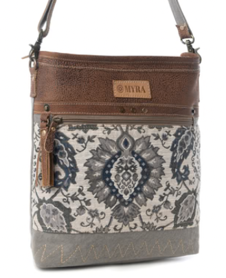 S-14792 Myra Bag Sagebrook Jacquard Canvas Bag Sage 0