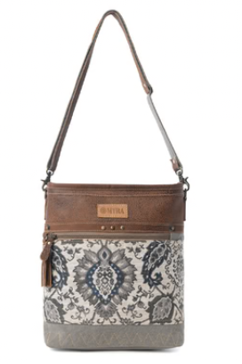 S-14792 Myra Bag Sagebrook Jacquard Canvas Bag Sage 0