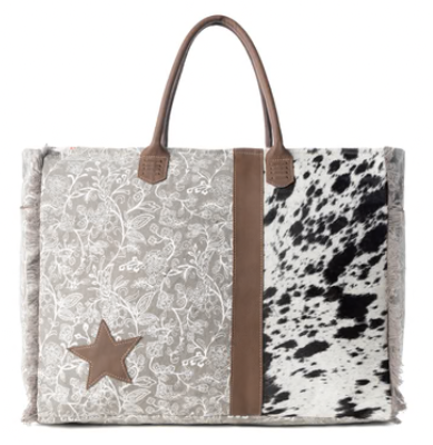 S-14719 Myra Bag Wildstar Pony Western Weekender Bag White 0