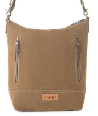 S-14879 Myra Bag Wild Paisley Canvas Concealed Carry Bag Olive 0