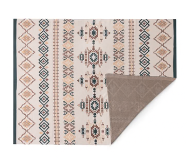 S-14700 Myra Bag Canyon Knit Cotton Throw Sandstone Geo 0