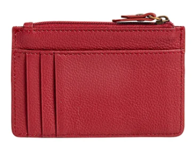 S-9337 Myra Bag Foothill Creek Credit Card Holder Red 0