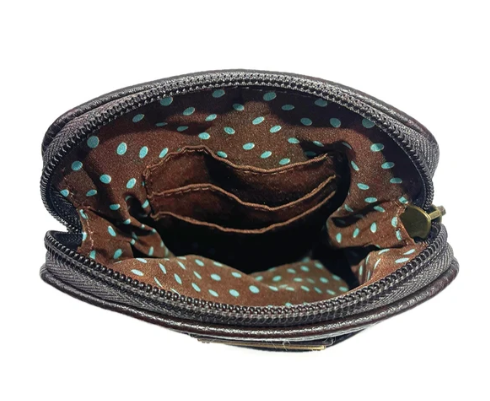 827HB9 Chala Crossbody Hummingbird- Burgundy 0