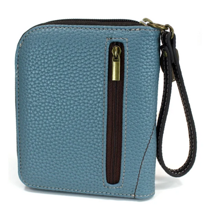 839FC1 Chala Zip-Around Wallet - Fat Cat - Blue Gray 0