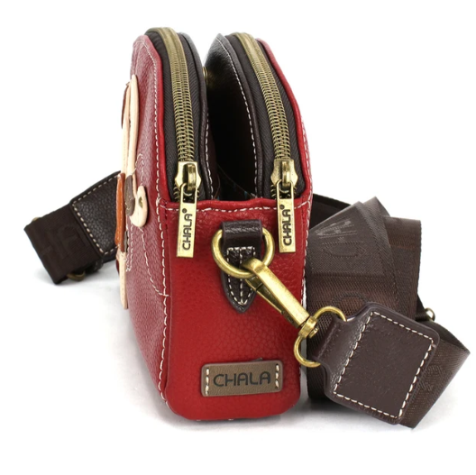 866CT9 Chala Toaster Crossbody - Cat - Burgundy 0