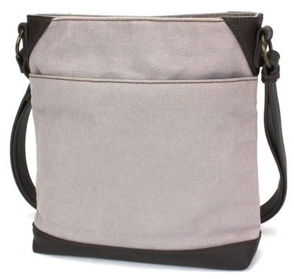 923HRT5 Chala Safari Crossbody - Horse - Gray 0