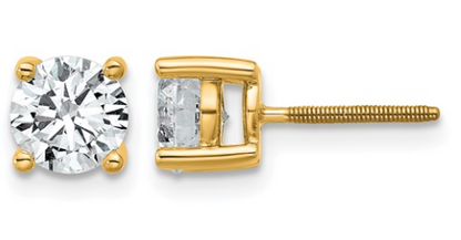 EM1006S-150C-LD 14K Yellow Gold 1 1/2CTW Lab Grown Diamond Stud Earrings 0