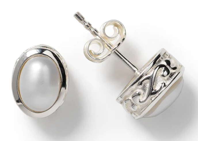 739 DER E646 Southern Gates Sterling Silver Perla Earrings 0