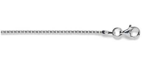 705 BOX019/18 Sterling Silver Box Chain 1.0MM 18Inch 0