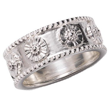 742 DER R195 Southern Gates Sterling Silver Florence Ring 0