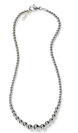 714 KAR628 Southern Gates Sterling Silver Gracie Graduated Bead Necklace 0