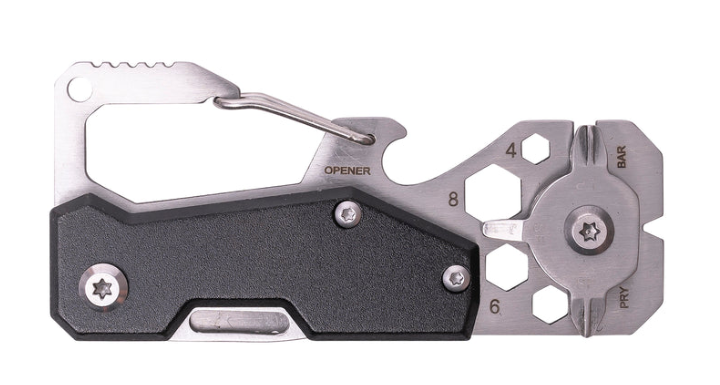 33264 Mad Man Stainless Multi-Tool Carabiner Black 0