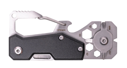 33264 Mad Man Stainless Multi-Tool Carabiner Black 0