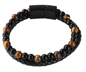 30351 Mad Man Brown Lava Bracelet 0