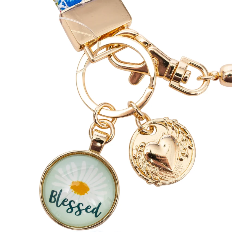34562 Divinity Boutique Wristlet Keychain Blessed 0