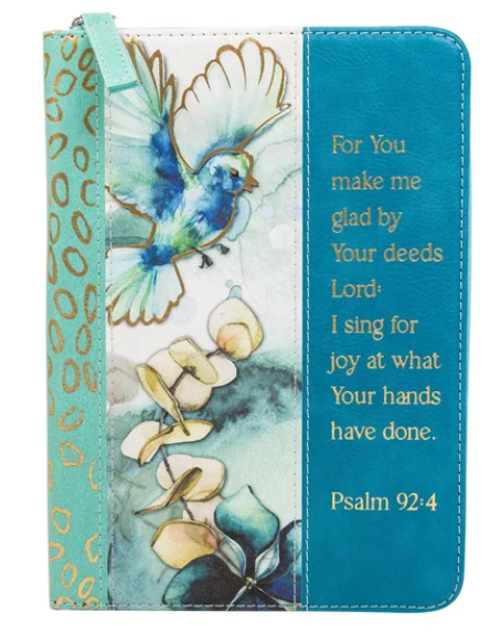 32675 Divinity Boutique Watercolor Flower Bird Zippered Journal 0