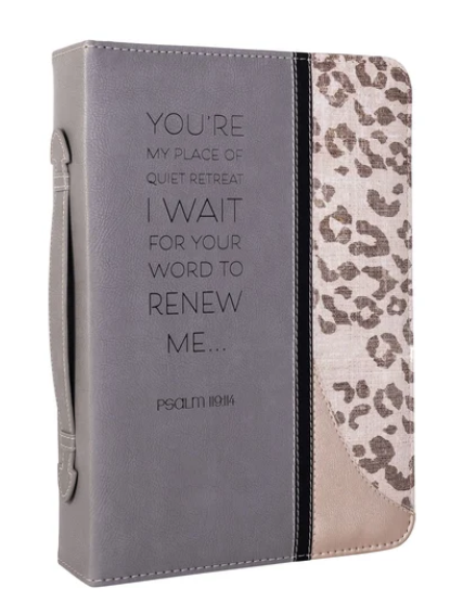 32613 Divinity Boutique Bible Cover Leopard Renew 0