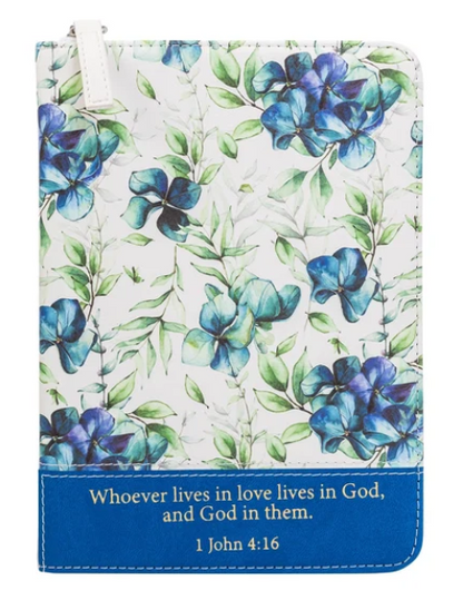 32678 Divinity Boutique Zippered Journal Watercolor Flower Love 0