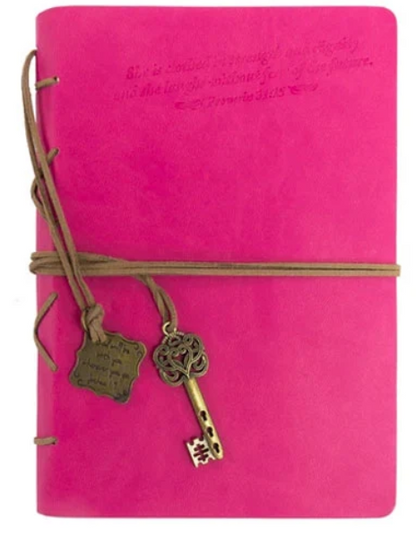 22876 Divinity Boutique Wrap Journal Proverbs 31 with Key Charm Pink 0
