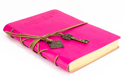 22876 Divinity Boutique Wrap Journal Proverbs 31 with Key Charm Pink 0