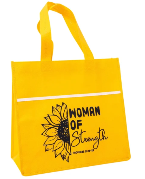 33191 Divinity Boutique Eco Tote Woman of Strength Proverbs 31:25-26 0