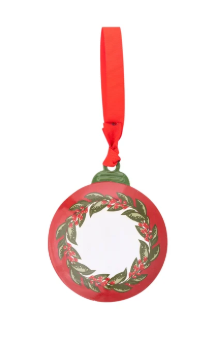 35778 Divinity Boutique Believe Poinsettia Metal Ornament 0