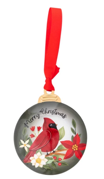 35790 Divinity Boutique Metal Ornament Merry Christmas 0