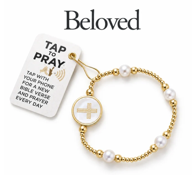 100-745 Tap to Pray Survivor Series Beaded Collection Gold Filled Beloved  0