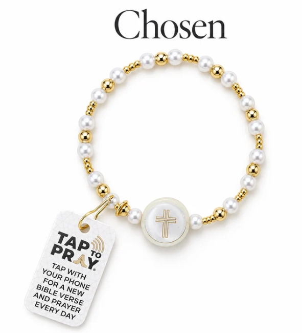 100-749 Tap to Pray Survivor Series Beaded Bracelet Chosen Gold Filled 0