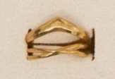 10158-5 Narelle 18K Yellow Gold Plated 3Row Twist Adjustable Ring 0