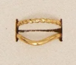 10158-14 Narelle 18K Yellow Gold Plated 2Row Adjustable Ring 0
