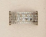 10158-30 Narelle Stainless Steel Leaf Adjustable Ring 0